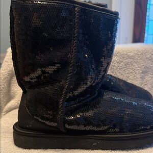 UGG Black Sequin Winter Boots